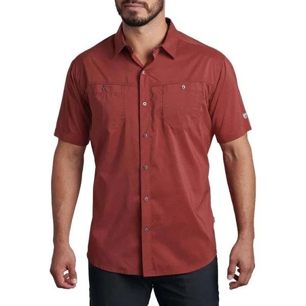 Kuhl Stealth SS Mens Shirt - Rustic Red - S