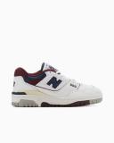 New Balance 550 White Navy NB Burgundy