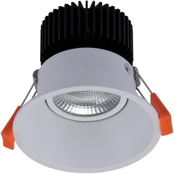 Domus Lighting DEEP-90 Round Deepset 13W Recessed Dimmable LED IP40 Downlight - White 3000K