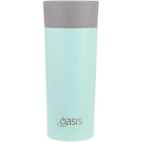 Oasis Stainless Steel Double Wall Insulated Travel Mug 360ml - Mint