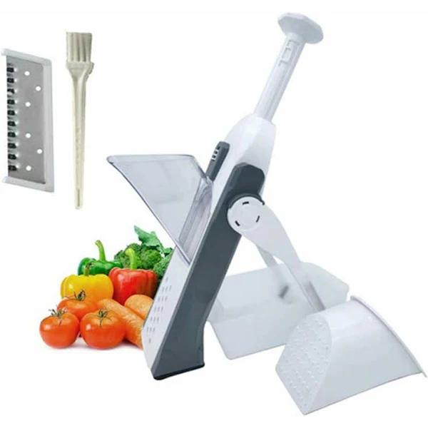 4in1 Multifunctional Kitchen Chopping Artifact Vegetable Slicer Food Chopper Blue