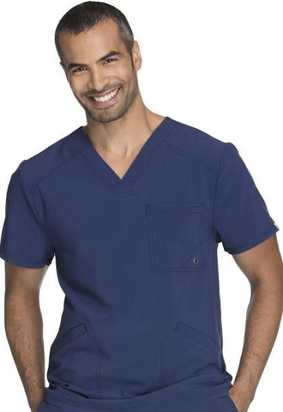 Cherokee Infinity CK900A Scrubs Top Mens V-Neck Navy