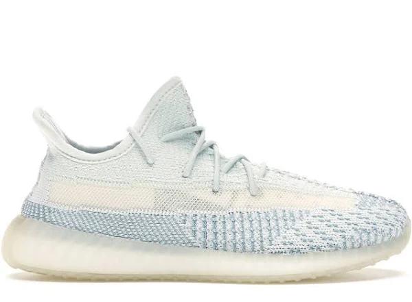 Yeezy Boost 350 V2 Kids 'Cloud Non-Reflective' Sneakers | White | Kid's Size 11