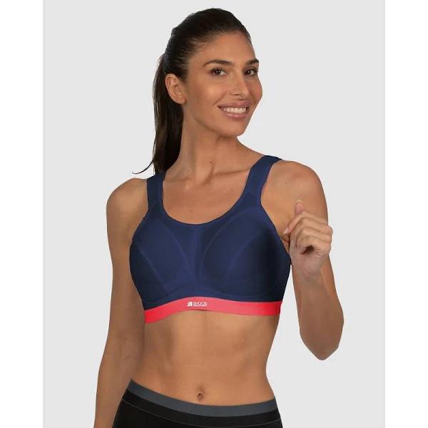 Shock Absorber Active D+ Classic Support Sports Bra - Navy/Red 16D