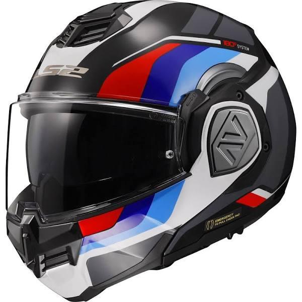 LS2 FF906 Advant Sport Helmet, black-red-blue, Size XL