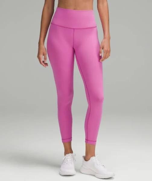 Women's Wunder Train High-Rise Tight 25" in Pow Pink Tone Size 8 | by lululemon