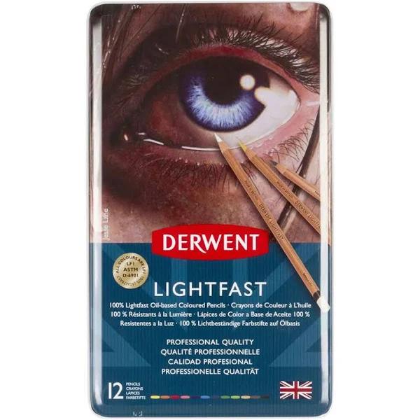 Derwent - Lightfast Pencils 12 Tin