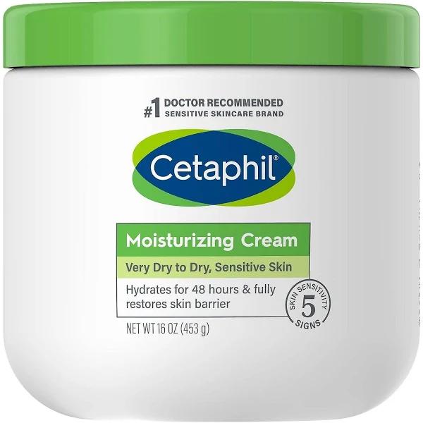 Cetaphil Moisturizing Cream Dry to Dry, Sensitive Skin, 16 oz