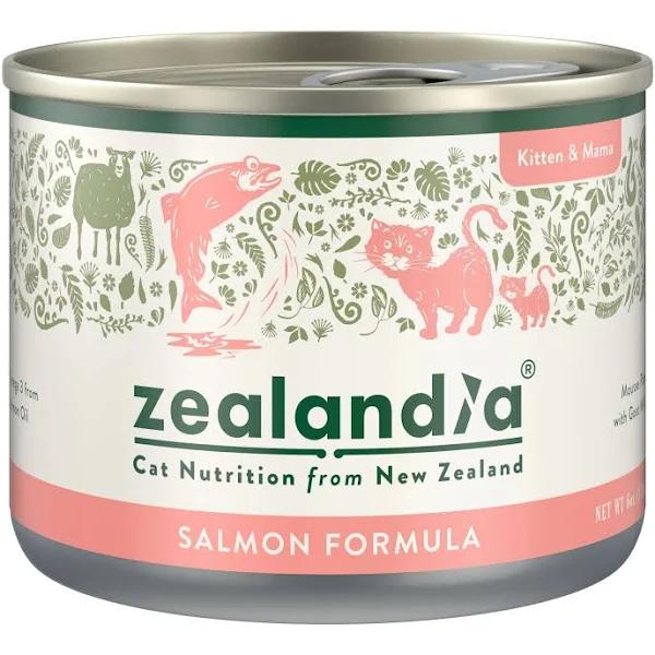 ZEALANDIA Mousse Pate Salmon Formula Kitten & Mama Wet Food 170g