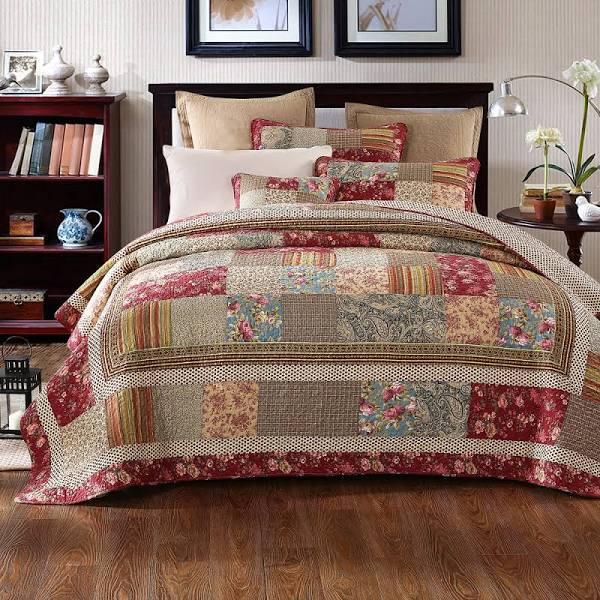 Classic Quilts Broadway Coverlet Set, Queen