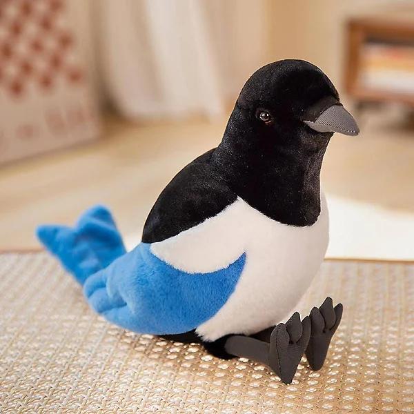 Simulation Animal Doll Series Simulation Pigeon Magpie Plush Toy Tabletop Decoration Gift