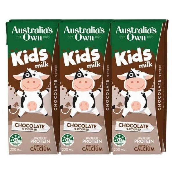 Australias Own Chocolate Kids Milk 200ml