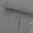 Algodon 300TC Cotton Sheet Set - King Single (Charcoal)