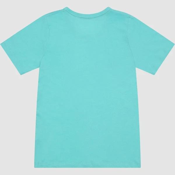 Champion Junior Script Short Sleeve Tee - Isla Blue