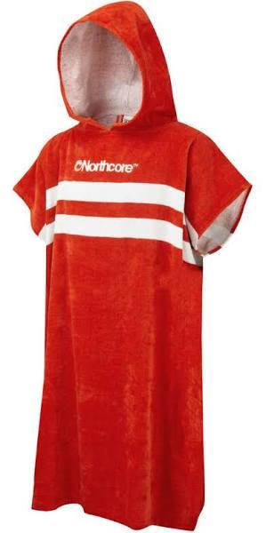 Northcore Beach Basha Changing Robe Red Stripes NOCO24M