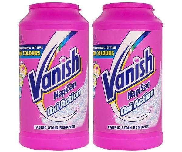 Vanish 4kg NapiSan Oxi Action Fabric Stain Remover Laundry Wash Colour Clothes