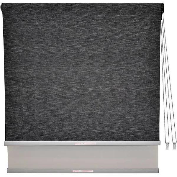 Markisol 90 x 240cm Charcoal Portofino Day and Night Roller Blind