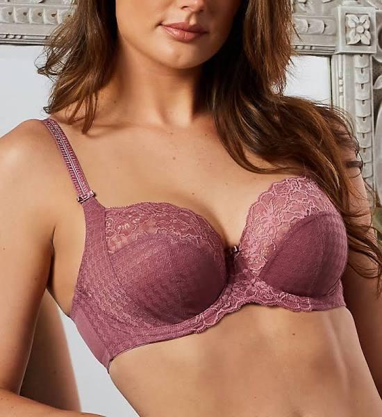 Panache Envy Balcony Bra Pink | 7285 | Poinsettia - 32D Rose Mauve