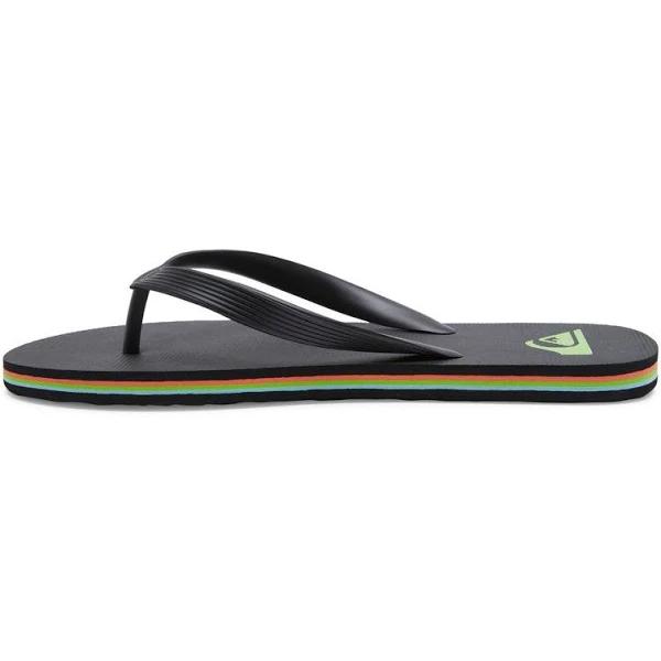 Quiksilver | Mens Molokai Core Flip-flops - Black - Size 14 at Official Quiksilver Store