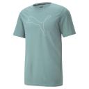 Performance Cat Men's T-Shirt in Mineral Blue, Size Small, Polyester by Puma