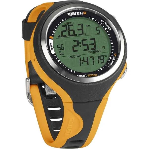 Mares Dive Computer Smart Apnea Black Orange