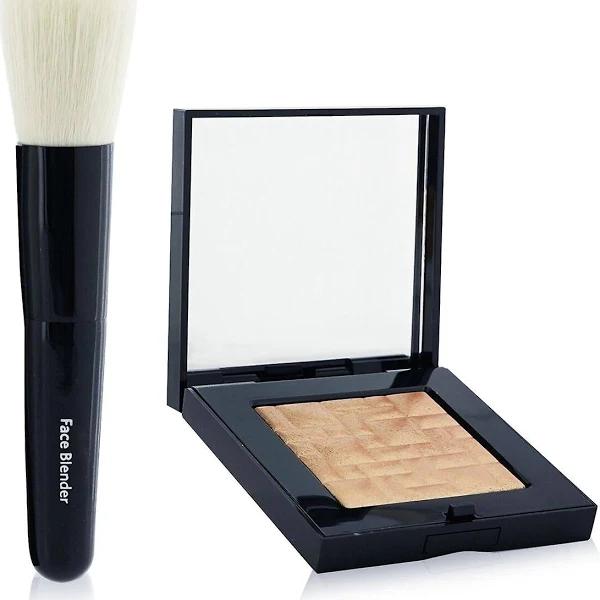 Bobbi Brown Highlighting Powder Set (1x Highlighting Powder + 1x Mini Face Brush) - #Bronze Glow 2pcs