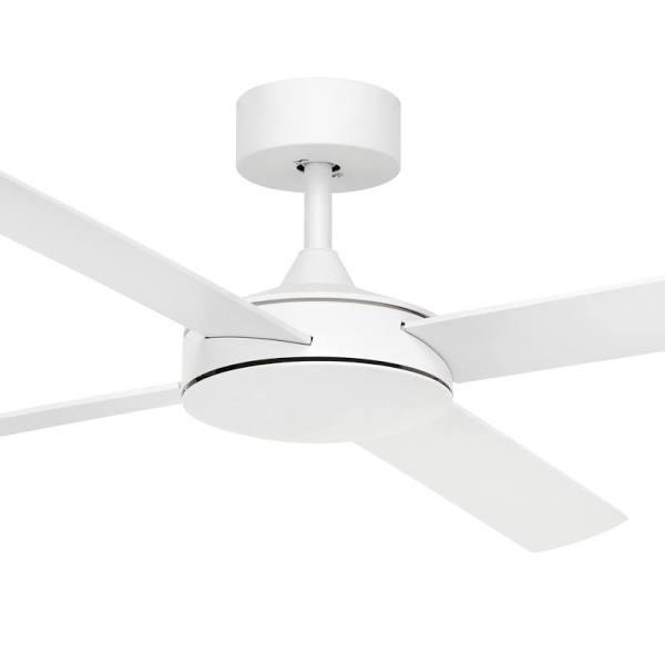 Brilliant Tempest 52" DC Ceiling Fan with Remote and Wall Control White | Brilliant | Lighting Illusions