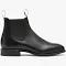 R.M. Williams Black Suede Craftsman Chelsea Boots