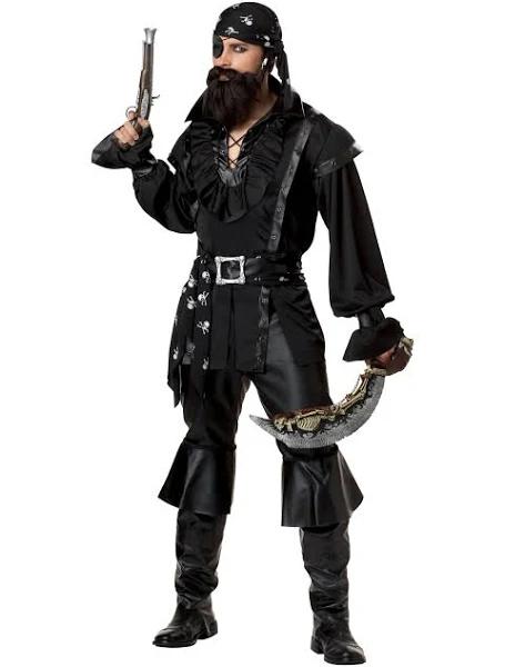 Plundering Pirate Captain Adult Costume-Large