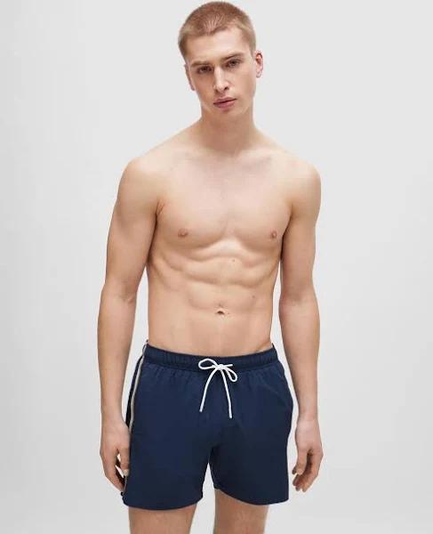 Boss Iconic Swim Shorts in Navy