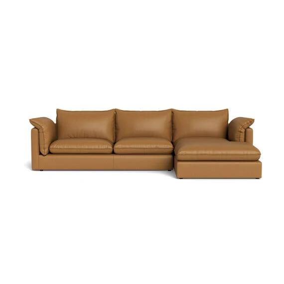 Sorrento Leather Modular Sofa Taffy by Freedom, 100% Leather SA