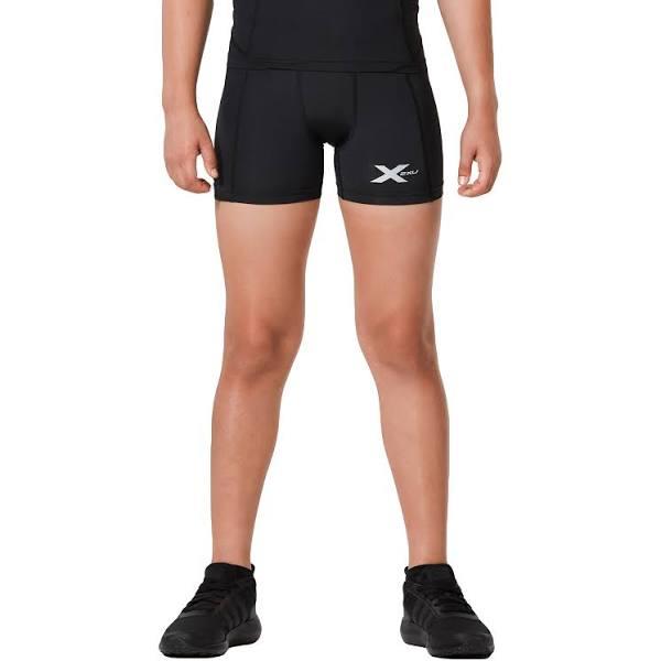 2XU Boys Compression 1/2 Shorts Black L