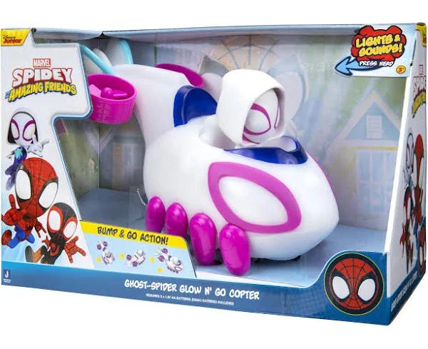 Spidey and His Amazing Friends - Ghost Spider Glow N Go Copter