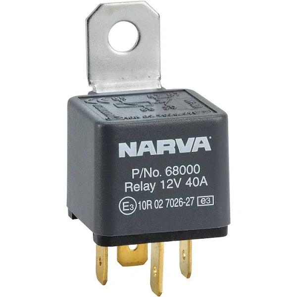 Narva 68000BL 12V 40A Normally Open 4 Pin Relay