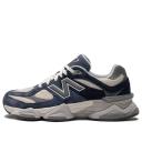 New Balance 9060 Sneakers in Navy and Off White-Black