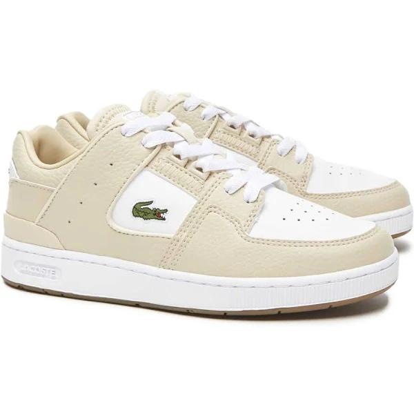 Lacoste - Womens Court Cage 2 123 Sneakers in White & Gum