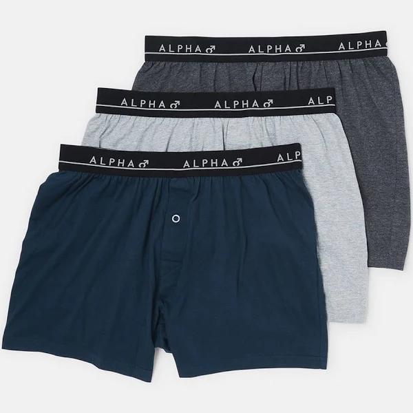 3 Pack Jersey Boxers - Plain Pack
