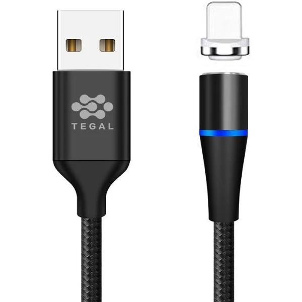 TEGAL E360 Magnetic 3A Fast Charging Cable Lightning 2m - Earn Everyday Rewards, AfterPay Available