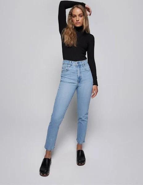 Nobody Denim | Frankie Jean Soulmate Ultra-high Rise | Slim Fit | Ankle Crop | 70cm Inseam / 34