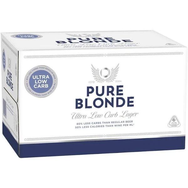 Pure Blonde Ultra Low Carb Lager 355ml - 24 Pack