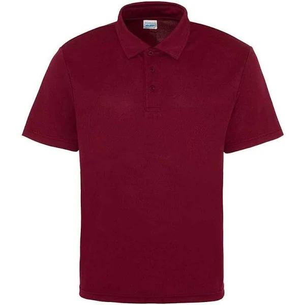 Awdis Cool Mens Moisture Wicking Polo Shirt Burgundy 3XL