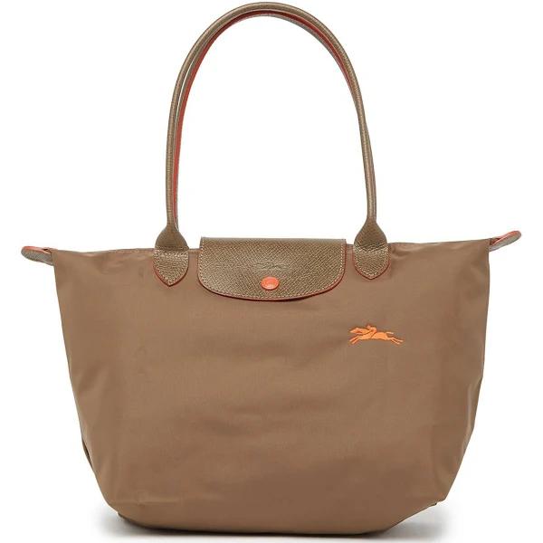 Longchamp Le Pliage Club Medium Shoulder Tote Bag Khaki