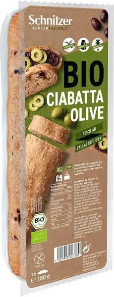 Schnitzer Ciabatta Gluten-Free Bread with Olives 180 G