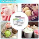 4x Cream Pints Cup Storage Jars For Ninja Creami With Lids Ice Cream Containers