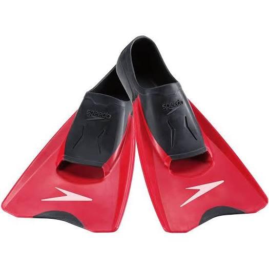 Speedo Switchblade Fins, Black/Red, Large