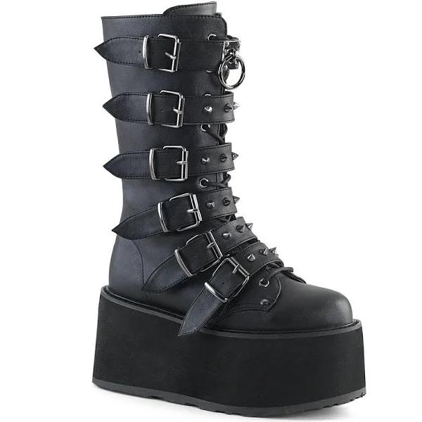 Demonia DAMNED-225 Black Size 7