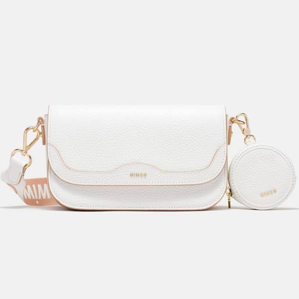 Mimco Jett Concertina Crossbody Bag in White