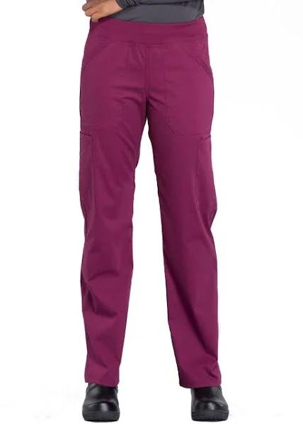 Cherokee WW Professionals Women's Tall Pull-On Scrub Pants - XL - Wine