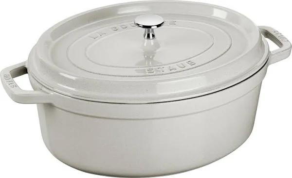 Staub - La Cocotte Oval 29 cm, White Truffel, 40501-415 / 11029107