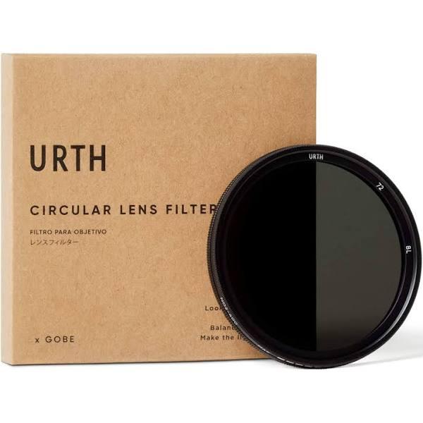 Urth 72mm ND2-400 (1-8.6 Stop) Variable ND Lens Filter